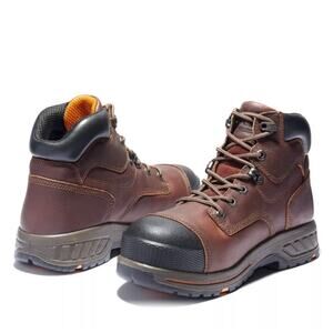 Timberland Pro Size 12 M Brown 6" Helix HD Internal Met Guard Boots P6-13